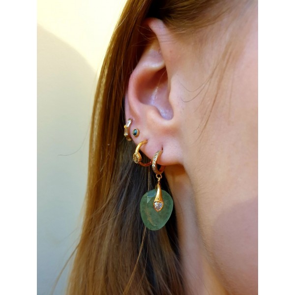 Hanka IN auskaras su kvarcu